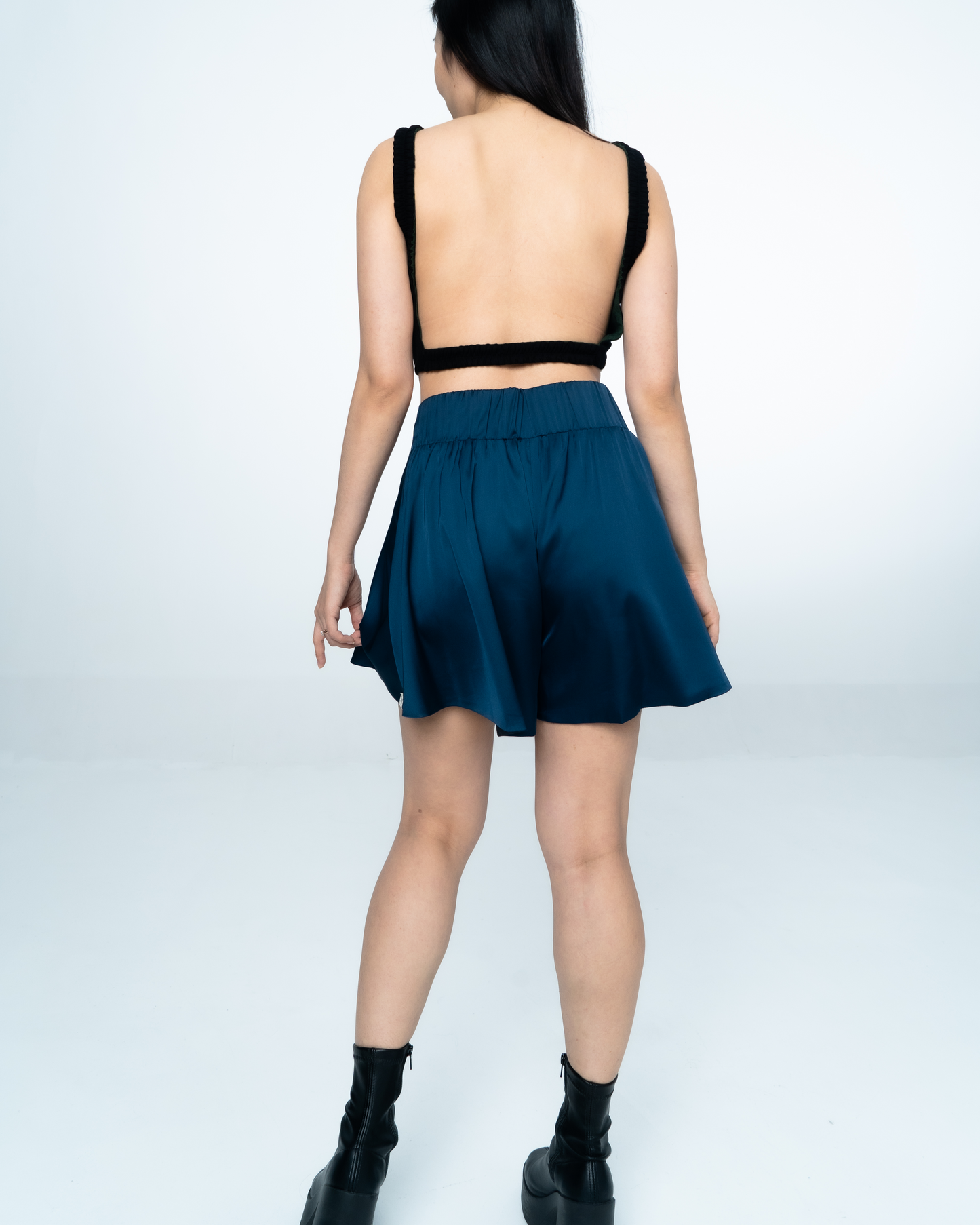 Vauxhall Backless Ribbed Crop Top