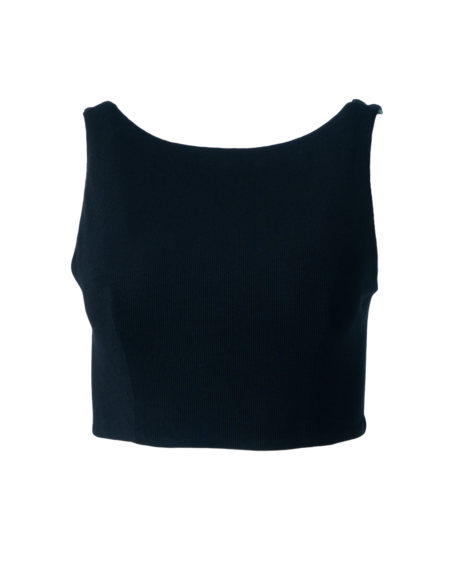 Vauxhall Backless Ribbed Crop Top